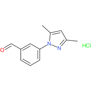 3-(3,5-dimethyl-1H-pyrazol-1-yl)benzaldehyde hydrochloride