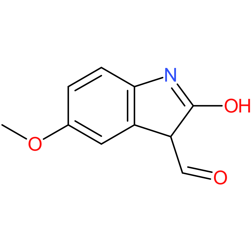 2-hydroxy-5-methoxy-3H-indole-3-carbaldehyde