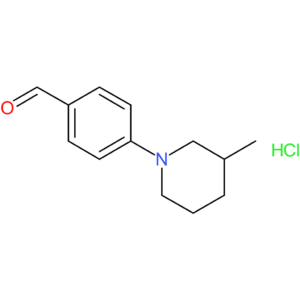 4-(3-methylpiperidin-1-yl)benzaldehyde hydrochloride