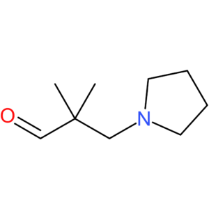2,2-dimethyl-3-(pyrrolidin-1-yl)propanal