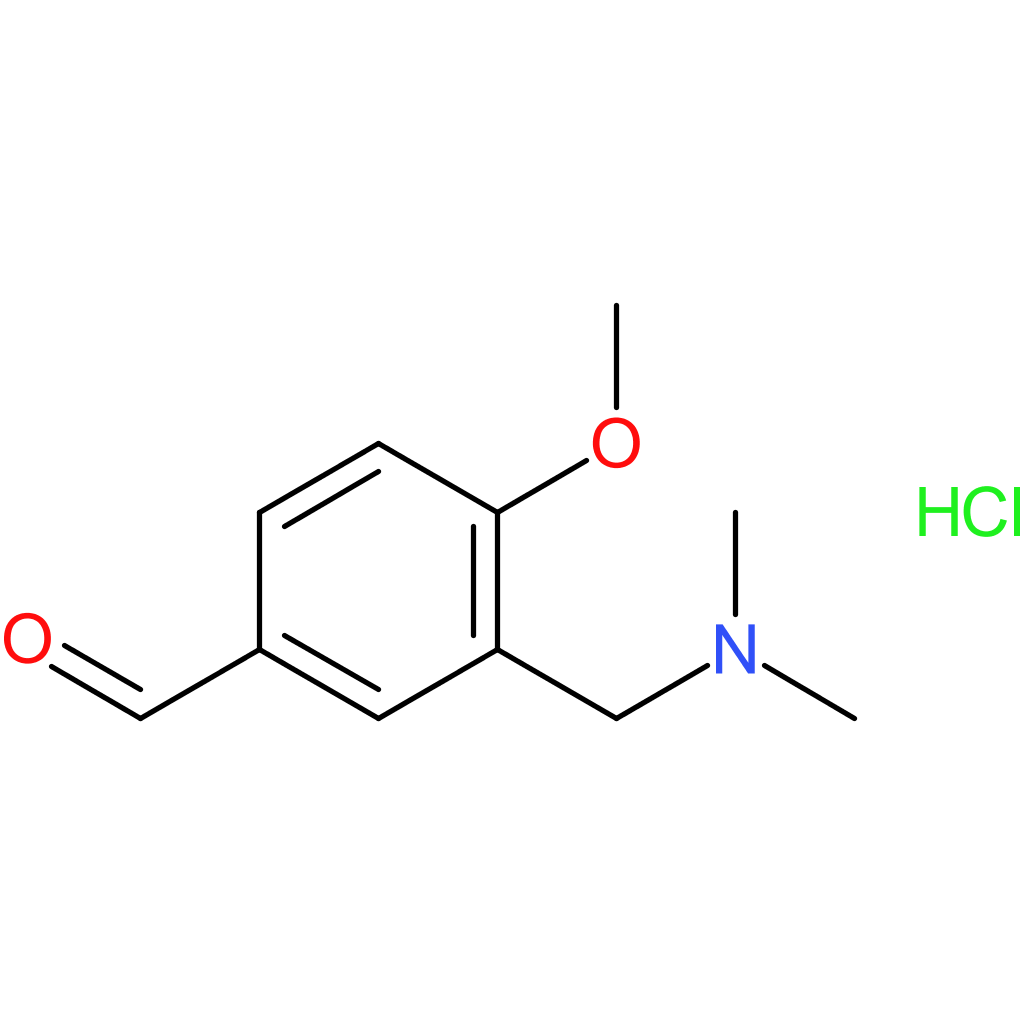 3-((dimethylamino)methyl)-4-methoxybenzaldehyde hydrochloride