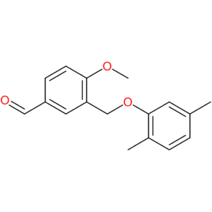 3-((2,5-dimethylphenoxy)methyl)-4-methoxybenzaldehyde