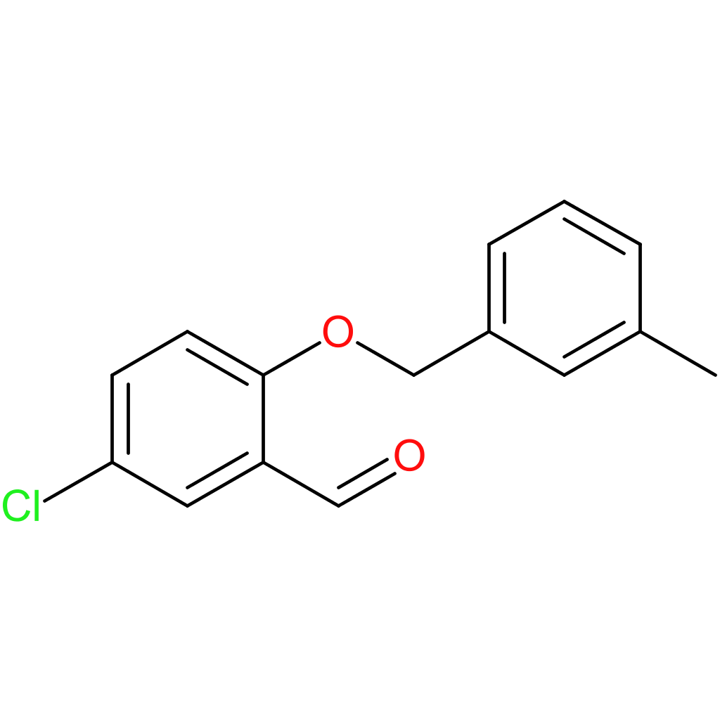 5-chloro-2-((3-methylbenzyl)oxy)benzaldehyde