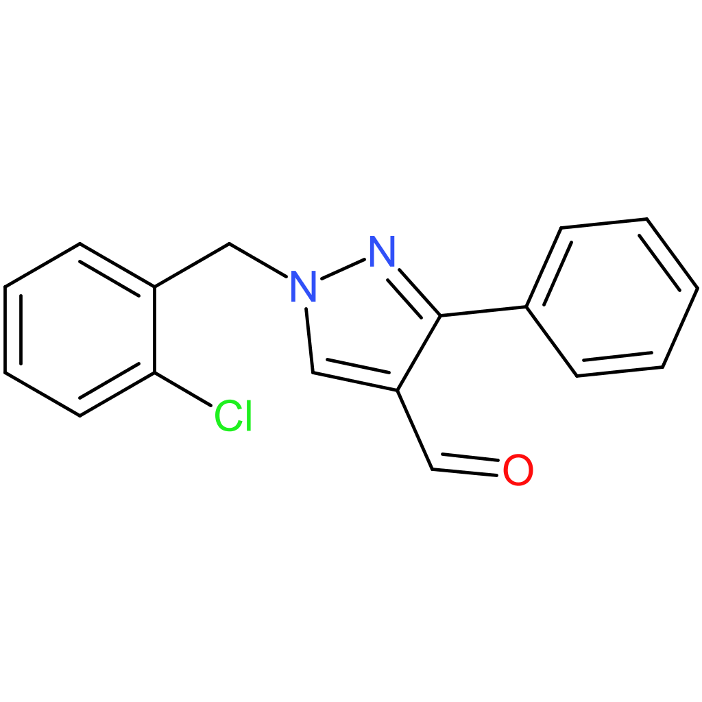 1-(2-chlorobenzyl)-3-phenyl-1H-pyrazole-4-carbaldehyde