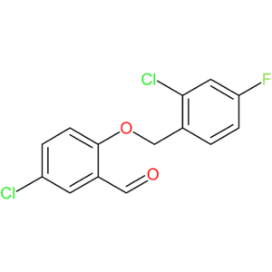 5-chloro-2-((2-chloro-4-fluorobenzyl)oxy)benzaldehyde