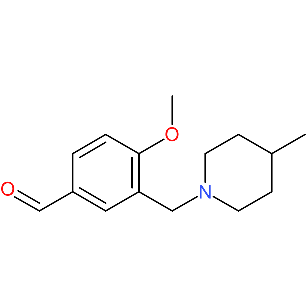4-methoxy-3-((4-methylpiperidin-1-yl)methyl)benzaldehyde