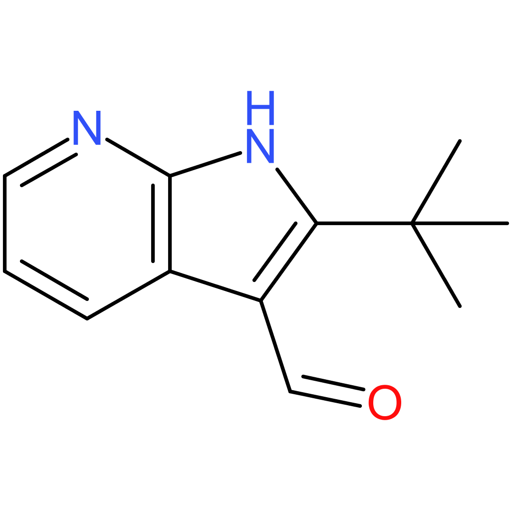 2-(tert-butyl)-1H-pyrrolo[2,3-b]pyridine-3-carbaldehyde