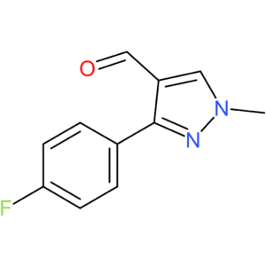 3-(4-fluorophenyl)-1-methyl-1H-pyrazole-4-carbaldehyde