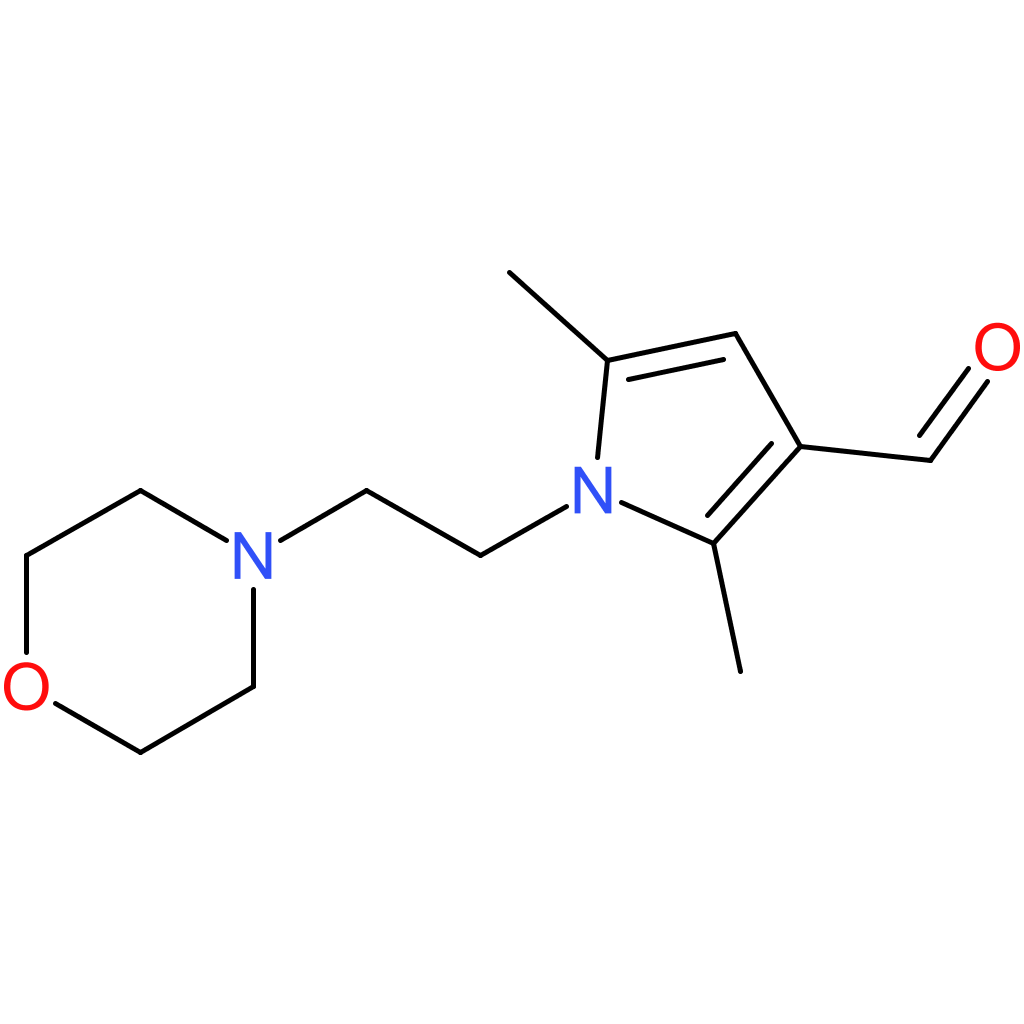 2,5-dimethyl-1-(2-morpholinoethyl)-1H-pyrrole-3-carbaldehyde