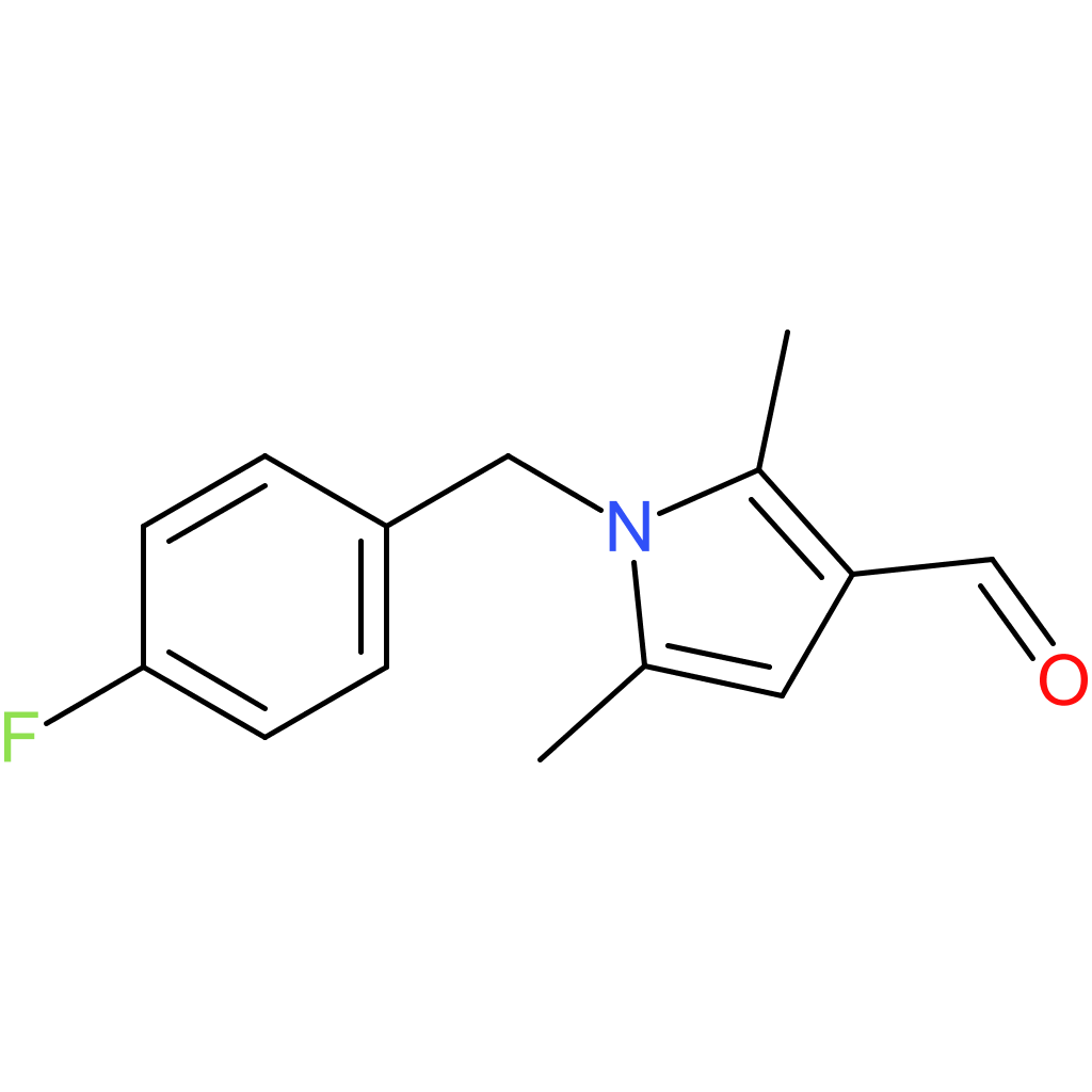 1-(4-fluorobenzyl)-2,5-dimethyl-1H-pyrrole-3-carbaldehyde