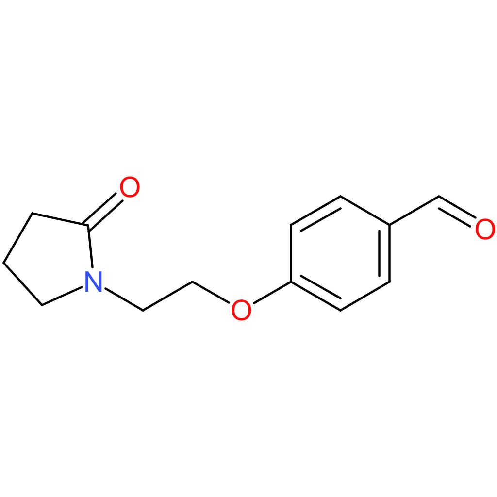4-(2-(2-oxopyrrolidin-1-yl)ethoxy)benzaldehyde