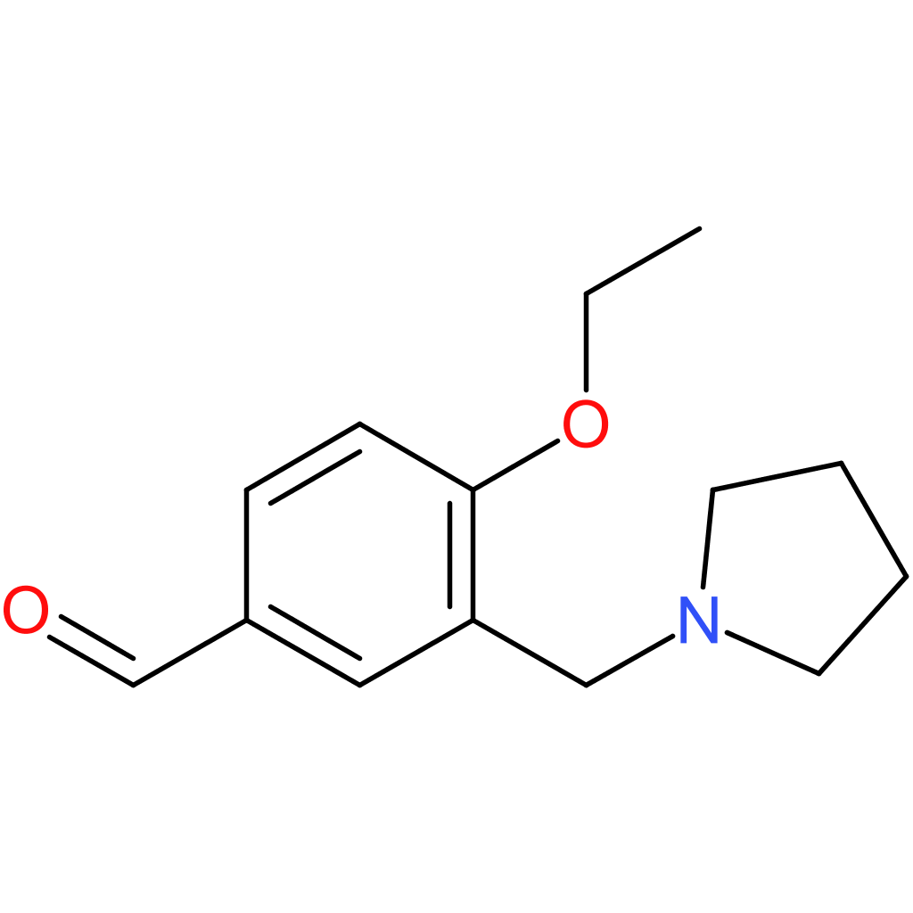 4-ethoxy-3-(pyrrolidin-1-ylmethyl)benzaldehyde