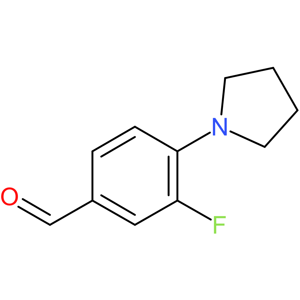 3-fluoro-4-(pyrrolidin-1-yl)benzaldehyde