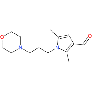 2,5-dimethyl-1-(3-morpholinopropyl)-1H-pyrrole-3-carbaldehyde