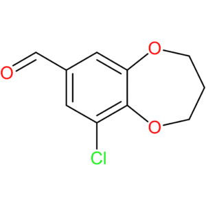 9-chloro-3,4-dihydro-2H-benzo[b][1,4]dioxepine-7-carbaldehyde