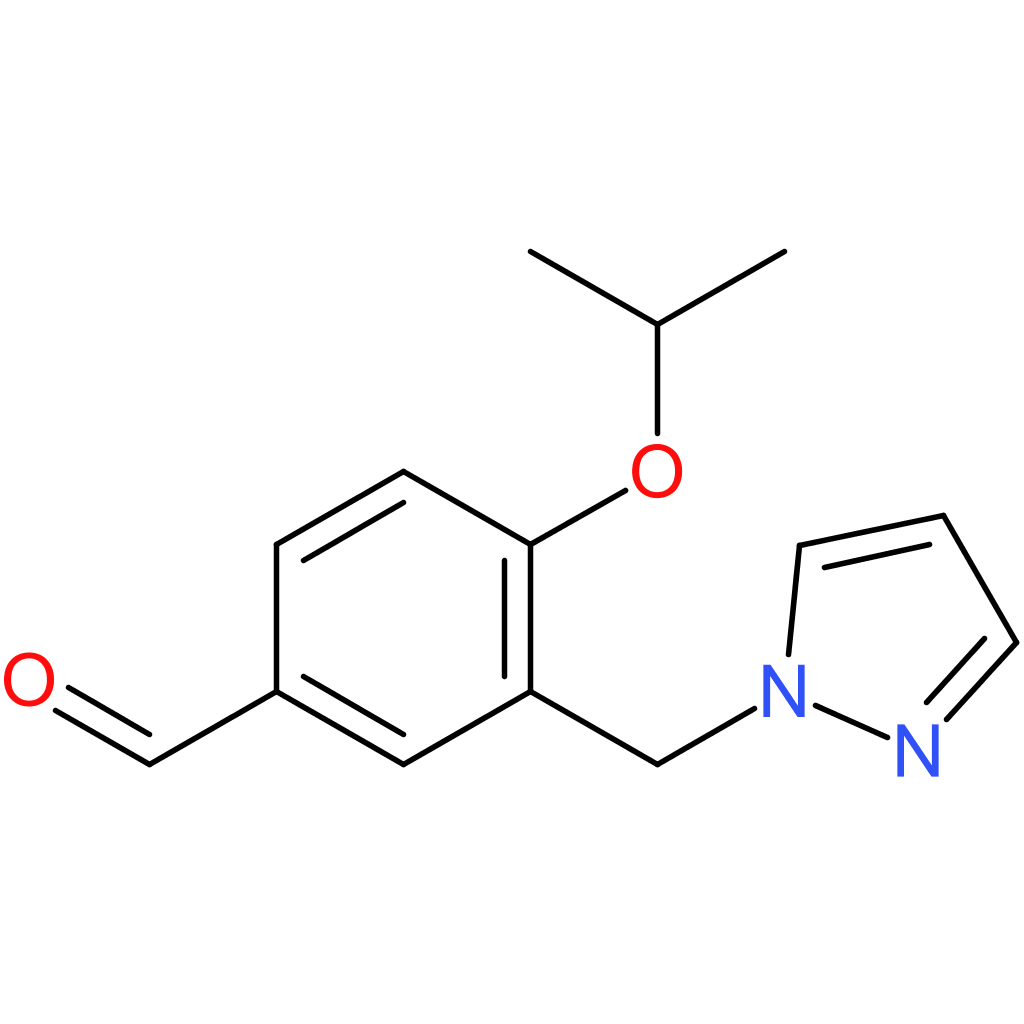 3-((1H-pyrazol-1-yl)methyl)-4-isopropoxybenzaldehyde