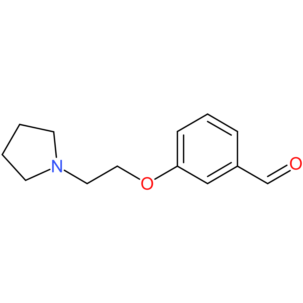 3-(2-(pyrrolidin-1-yl)ethoxy)benzaldehyde
