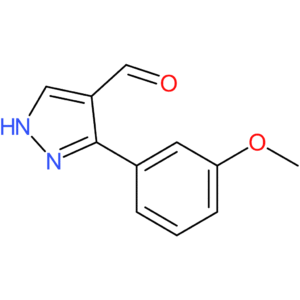 3-(3-methoxyphenyl)-1H-pyrazole-4-carbaldehyde