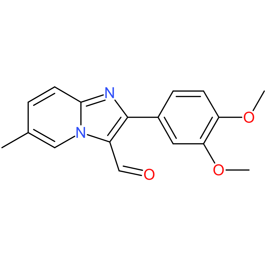 2-(3,4-dimethoxyphenyl)-6-methylimidazo[1,2-a]pyridine-3-carbaldehyde