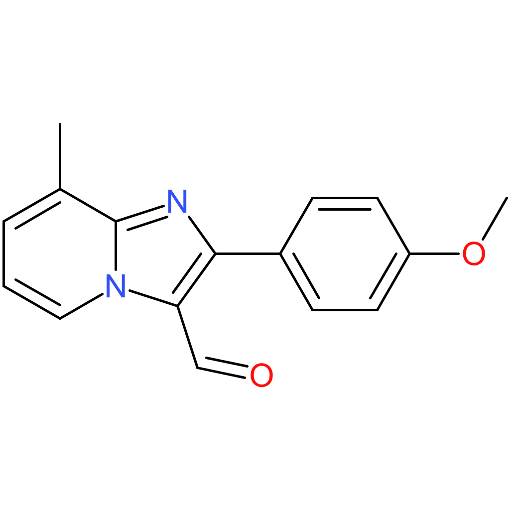 2-(4-methoxyphenyl)-8-methylimidazo[1,2-a]pyridine-3-carbaldehyde