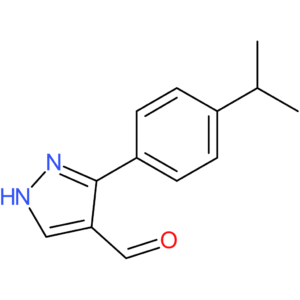3-(4-isopropylphenyl)-1H-pyrazole-4-carbaldehyde