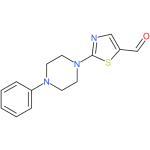 2-(4-phenylpiperazin-1-yl)thiazole-5-carbaldehyde