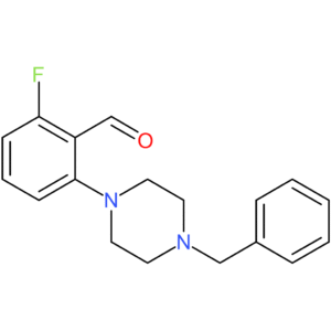 2-(4-benzylpiperazin-1-yl)-6-fluorobenzaldehyde