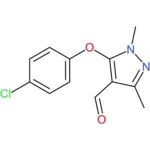5-(4-chlorophenoxy)-1,3-dimethyl-1H-pyrazole-4-carbaldehyde