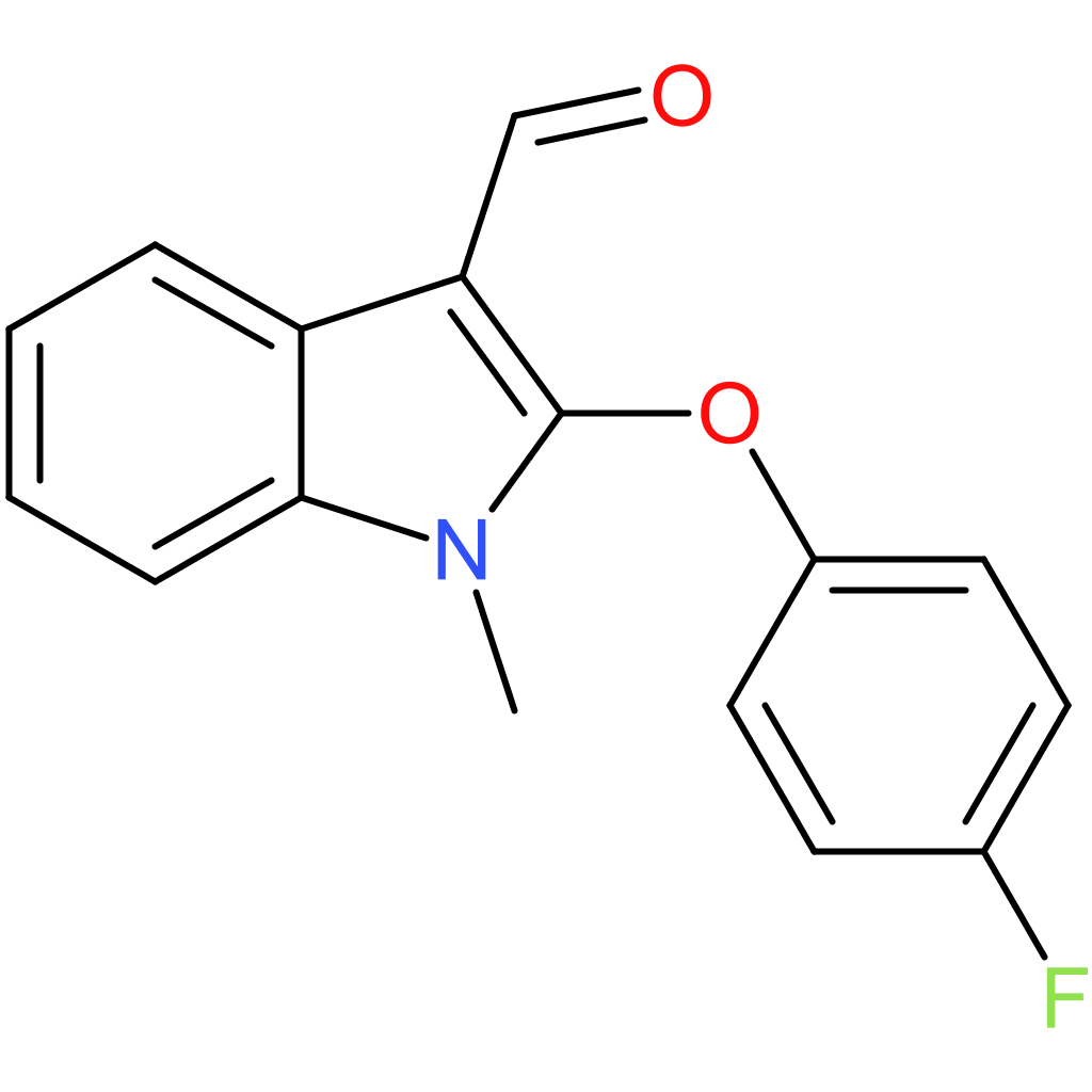2-(4-fluorophenoxy)-1-methyl-1H-indole-3-carbaldehyde