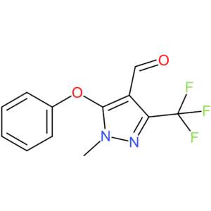 1-methyl-5-phenoxy-3-(trifluoromethyl)-1H-pyrazole-4-carbaldehyde