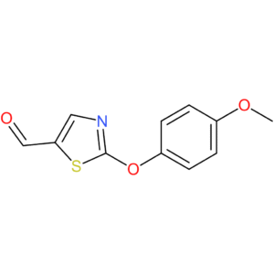 2-(4-methoxyphenoxy)thiazole-5-carbaldehyde