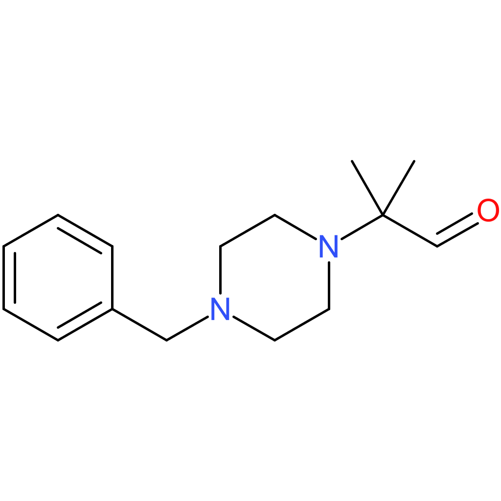 2-(4-benzylpiperazin-1-yl)-2-methylpropanal