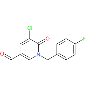 5-chloro-1-(4-fluorobenzyl)-6-oxo-1,6-dihydropyridine-3-carbaldehyde