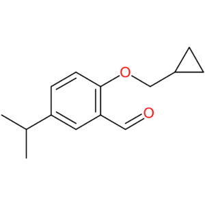 2-(cyclopropylmethoxy)-5-isopropylbenzaldehyde