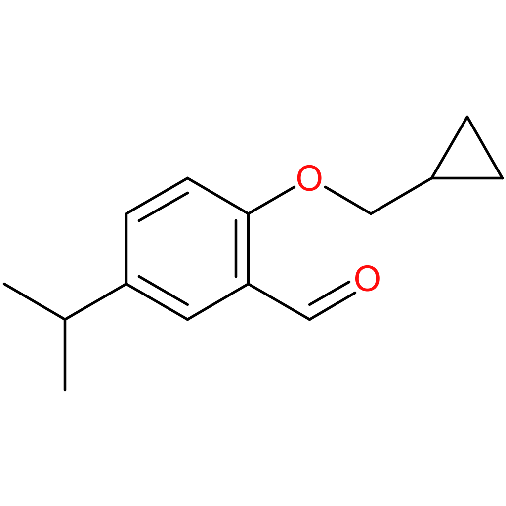 2-(cyclopropylmethoxy)-5-isopropylbenzaldehyde