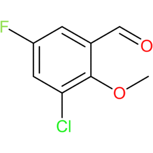 3-chloro-5-fluoro-2-methoxybenzaldehyde