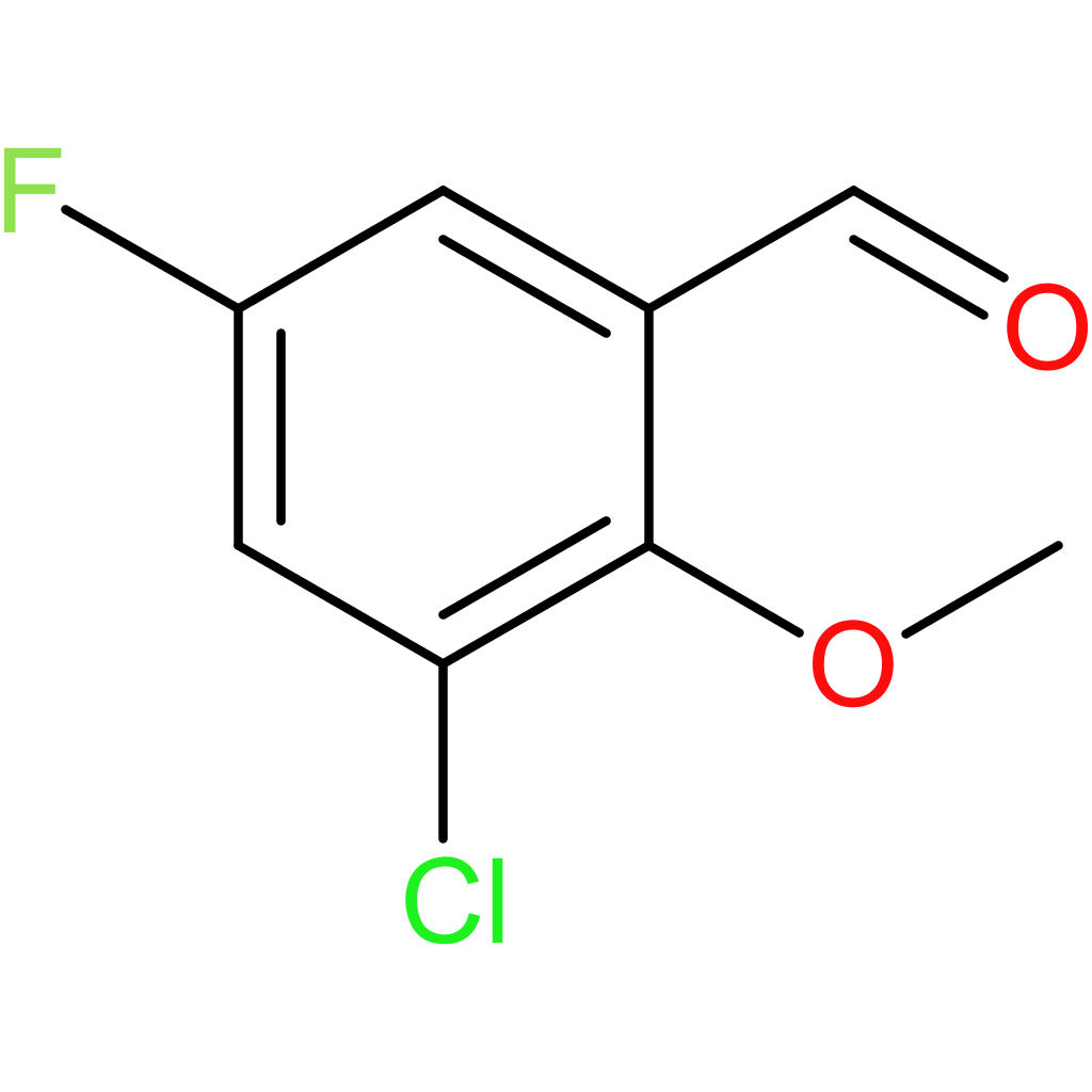 3-chloro-5-fluoro-2-methoxybenzaldehyde