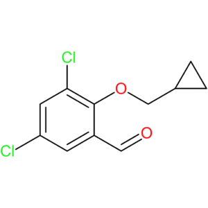 3,5-dichloro-2-(cyclopropylmethoxy)benzaldehyde