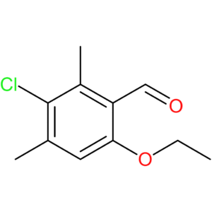 3-chloro-6-ethoxy-2,4-dimethylbenzaldehyde