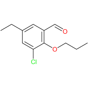 3-chloro-5-ethyl-2-propoxybenzaldehyde