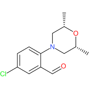 5-chloro-2-((2S,6R)-2,6-dimethylmorpholino)benzaldehyde