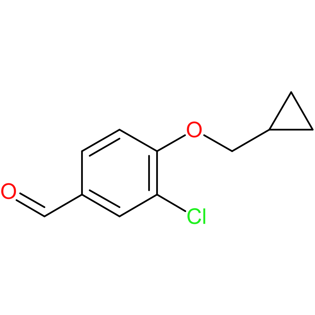 3-chloro-4-(cyclopropylmethoxy)benzaldehyde
