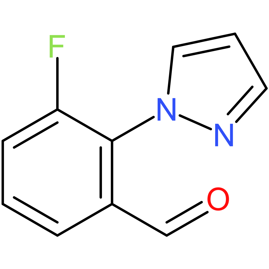 3-fluoro-2-(1H-pyrazol-1-yl)benzaldehyde