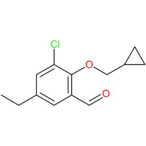 3-chloro-2-(cyclopropylmethoxy)-5-ethylbenzaldehyde