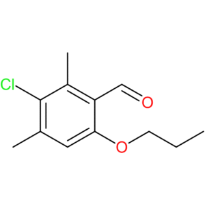 3-chloro-2,4-dimethyl-6-propoxybenzaldehyde