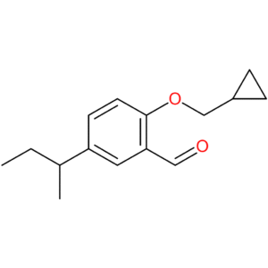5-(sec-butyl)-2-(cyclopropylmethoxy)benzaldehyde