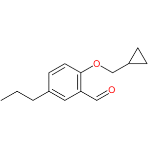 2-(cyclopropylmethoxy)-5-propylbenzaldehyde