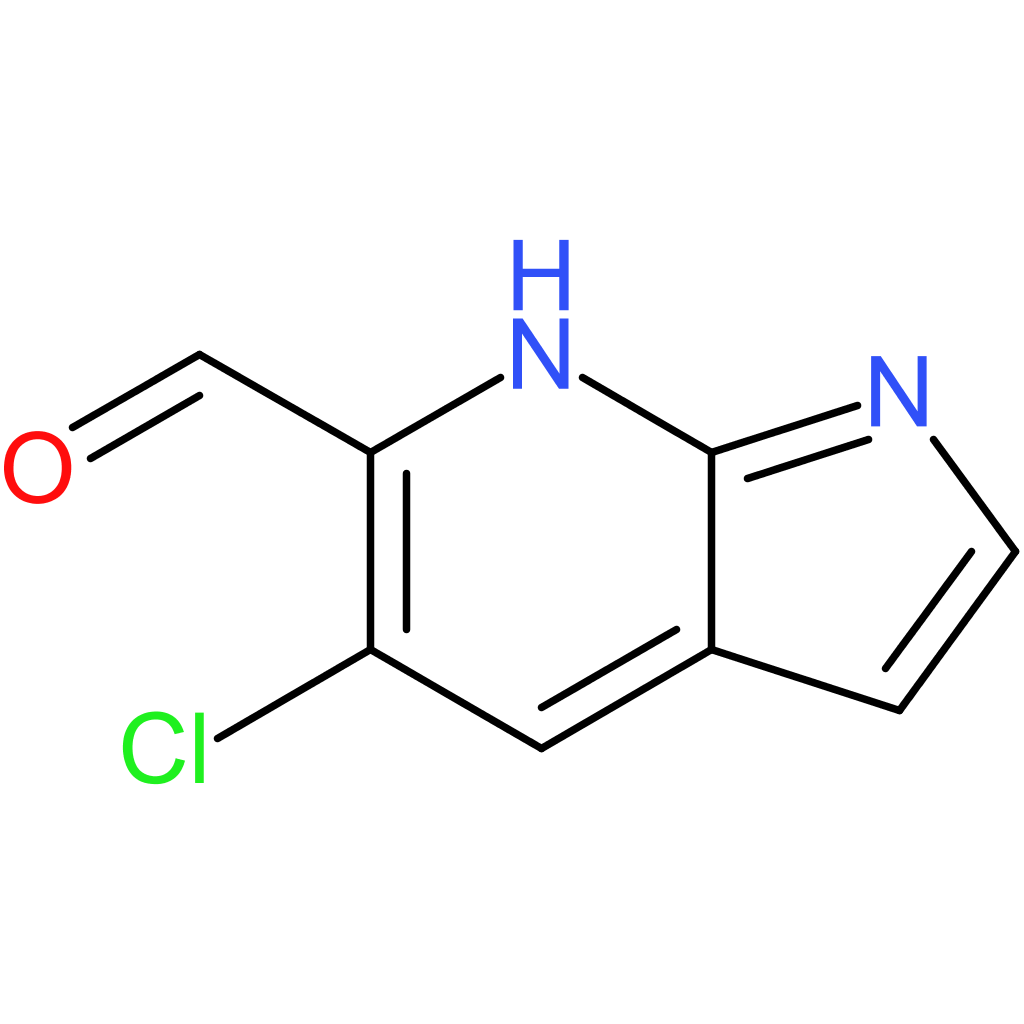 5-chloro-7H-pyrrolo[2,3-b]pyridine-6-carbaldehyde