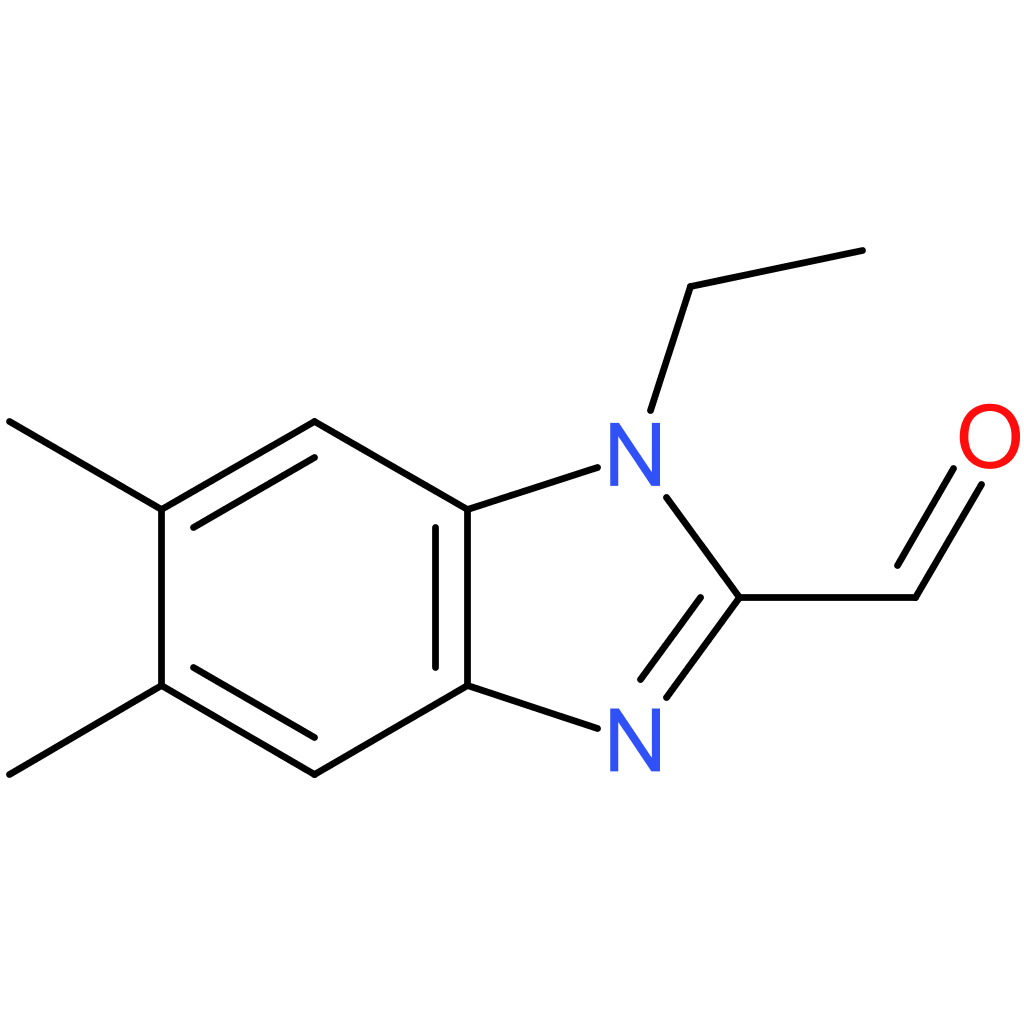 1-ethyl-5,6-dimethyl-1H-benzo[d]imidazole-2-carbaldehyde