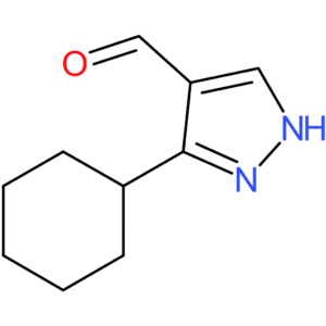 3-cyclohexyl-1H-pyrazole-4-carbaldehyde